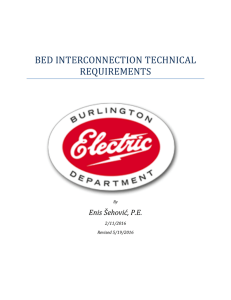 bed interconnection technical requirements