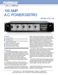 ACD-100 - Furman