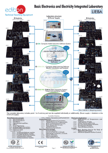 LIEBA. Basic Electronics and Electricity Integrated Laboratory