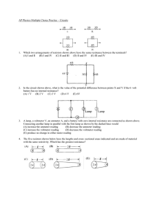 Circuits MG Practice Questions