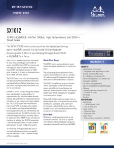 SX1012 - Mellanox