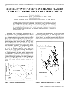 Geochemistry of Fluorite and Related Features of the Kugitangtou