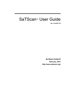 SaTScan User Guide