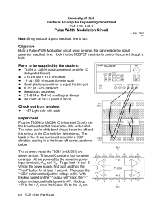 Lab 4 Op Amps and PWM - Electrical and Computer Engineering