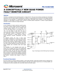 SG1548: A conceptually new quad power fault monitor
