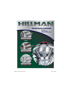 Performance Fasteners - categories On The Hillman Group