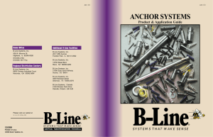 ANCHOR SYSTEMS