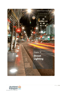 Street Lighting - Auckland Transport