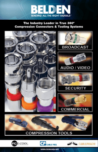 The Industry Leader in True 360º Compression Connectors