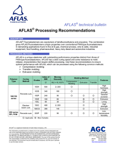 AFLAS® Processing Recommendations