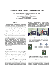 MEVBench: A Mobile Computer Vision Benchmarking Suite