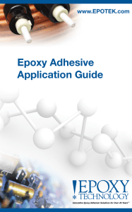 Epoxy Adhesive Application Guide