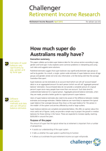 How much super do Australians really have?