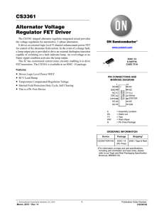 CS3361 - Alternator Voltage Regulator FET Driver