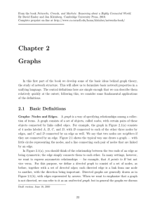 Chapter 2 Graphs - Department of Computer Science