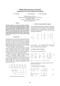 Sliding Mode Sensorless Control Of Symmetrical Six-Phase