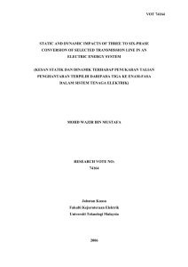 vot 74164 static and dynamic impacts of three to six