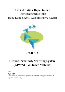 cad 516 ground proximity warning system (gpws): guidance material