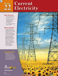 Current Electricity - Brentsville District High School