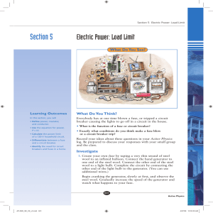 Section 5 Electric Power