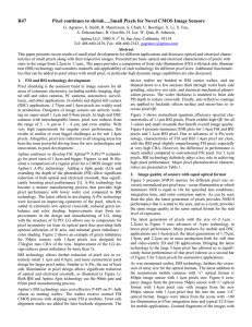 Optical-electrical characteristics of small, sub 4- and sub 3