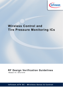 Wireless Control and Tire Pressure Monitoring ICs