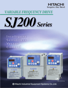 SJ200 Series Variable Frequency Drive