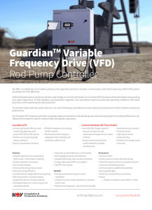 GuardianTM Variable Frequency Drive (VFD) Rod Pump Controller