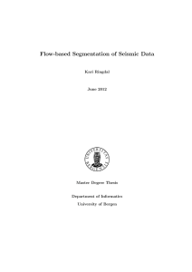 Flow-based Segmentation of Seismic Data
