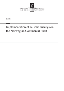 Guidelines Seismic Surveys