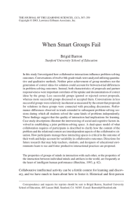 When Smart Groups Fail