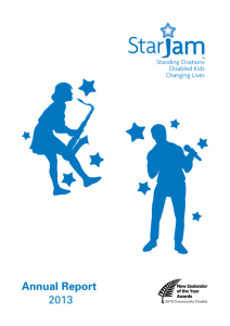 StarJam Annual Report 2013