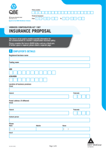 insurance proposal