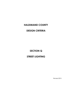 Street Lights - Haldimand County