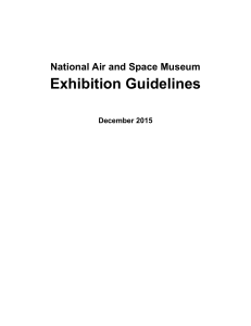 NASM Exhibition Guidelines - National Air and Space Museum