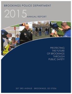 Annual Report - City of Brookings