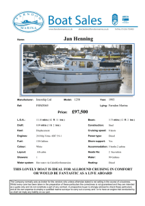 Jan Henning - Farndon Marina