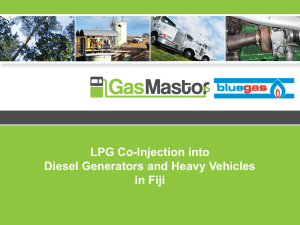 LPG Co-Injection into Diesel Generators and Heavy