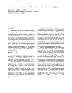 Acceleration Test Method for a High Performance Two