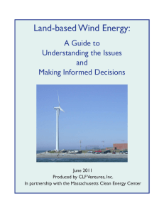 Land-based Wind Energy: A Guide