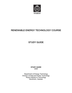 renewable energy technology course study guide