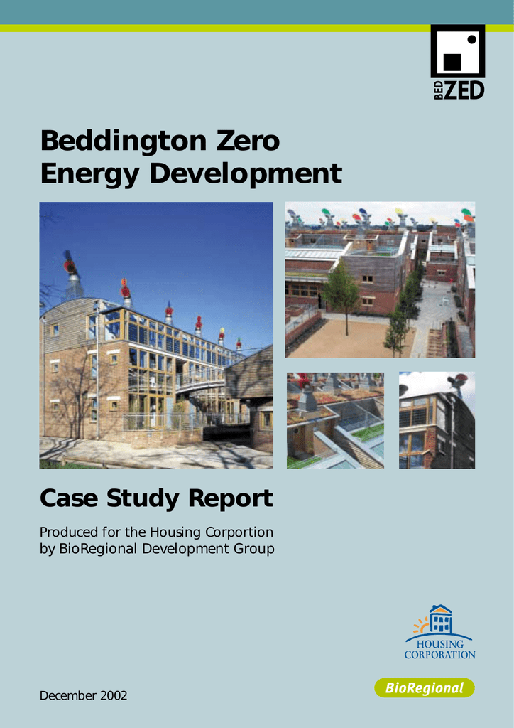 beddington zero energy development case study
