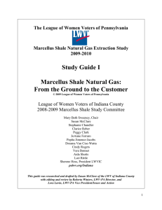 Study Guide I Marcellus Shale Natural Gas