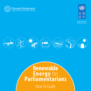 Renewable Energy for Parliamentarians: a How-To Guide