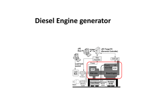 Speed Control Loop of Diesel Engine Generator