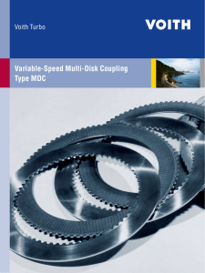 Variable-Speed Multi-Disk Coupling Type MDC