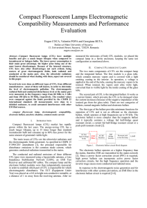 Compact Fluorescent Lamps Electromagnetic