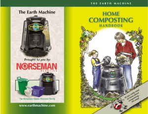 The Earth Machine Home Composting Handbook