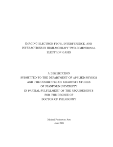 Imaging electron flow, interference, and