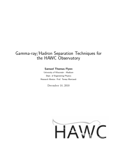 Gamma-ray/Hadron Separation Techniques for the HAWC